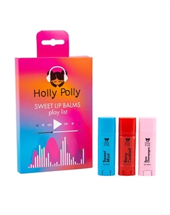 Набор бальзамов для губ SWEET LIP BALMS Holly polly