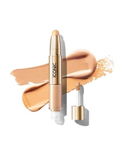 Консилер осветляющий Radiant Concealer and Brightening Duo Iconic london