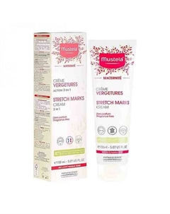 Крем против растяжек Stretch Marks Cream, без парфюмерной отдушки 150.0 Mustela