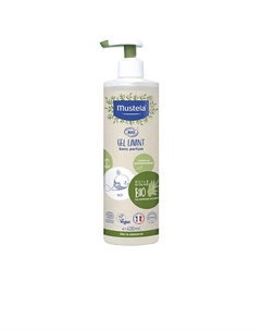 Гель для душа-шампунь 2-в-1 Organic Cleansing Gel с маслом оливы 400.0 Mustela