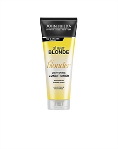 Увлажняющий и осветляющий кондиционер для светлых волос Sheer Blonde Lightening 250.0 John frieda