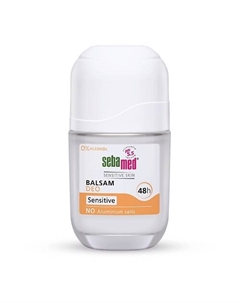 Шариковый дезодорант Roll-on Balsam Sensitive без спирта и солей аллюминия 50.0 Sebamed