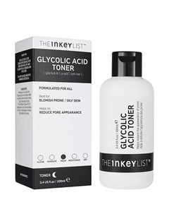 Отшелушивающий кислотный тонер Glycolic Acid Toner, сужающий поры 100.0 The inkey list