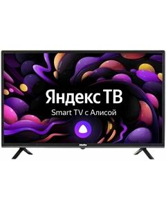 Телевизор Doffler 32KHS57, 32", 1366x768,DVB-S2/S/T2/T/C, HDMI 2, USB 1, Smart TV, черный