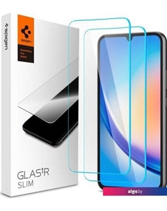 Защитное стекло Glas.TR Slim для Galaxy A34 5G AGL05967 (2шт) Spigen