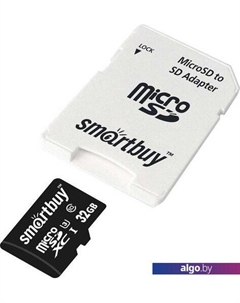 Карта памяти microSDXC SB32GBSDCL10U3L-01 32GB Smartbuy