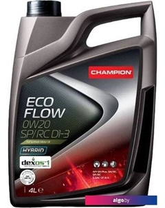 Моторное масло Eco Flow 0W-20 SP/RC D1-3 4л Champion