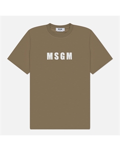 Мужская футболка Macrologo Print Msgm