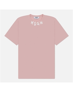 Мужская футболка Collar Brush Stroke Logo Msgm