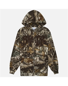 Мужская толстовка Fabric Applique Zip-Thru Hoodie Butter goods