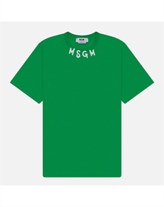 Мужская футболка Collar Brush Stroke Print Msgm