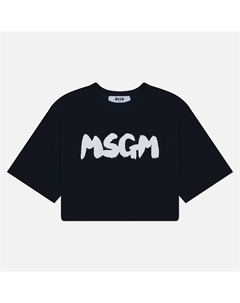 Женская футболка New Logo Brush Msgm