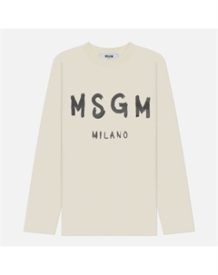 Женский лонгслив  Milano Logo Msgm