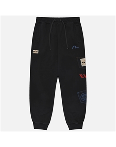 Мужские брюки Heritage Multi-Pocket Logos Print Washed Evisu