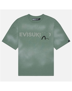 Мужская футболка kuro Garment Dyed Calligraphy Logo Pocket Evisu