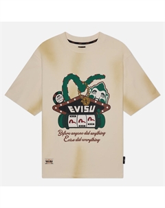 Мужская футболка Seagull Virtual Vacation Print Washed Evisu