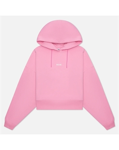 Женская толстовка Micrologo Basic Hoodie Short Msgm