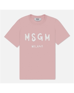 Мужская футболка Brush Stroke Logo Msgm