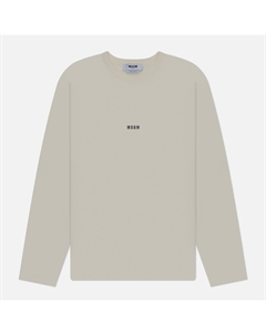 Мужской лонгслив Micrologo Basic Crew Neck Msgm