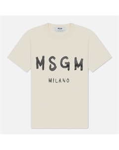 Женская футболка  Milano Logo Msgm