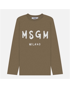 Женский лонгслив  Milano Brush Stroke Msgm