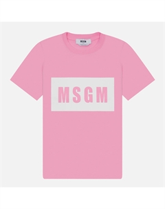 Женская футболка Box Logo Msgm