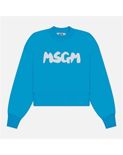 Женская толстовка New Logo Brush Print Msgm