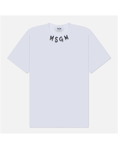 Мужская футболка Collar Brush Stroke Logo Msgm