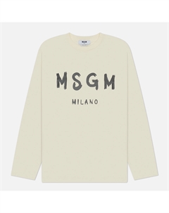 Мужской лонгслив  Milano Logo Msgm