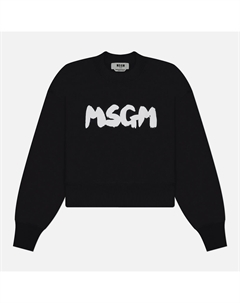 Женский лонгслив New Brushed Logo Msgm