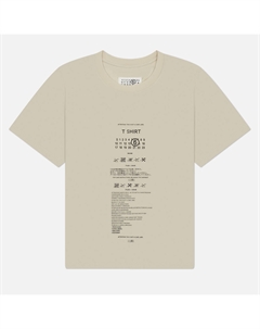 Женская футболка Care Label Print Maison margiela mm6