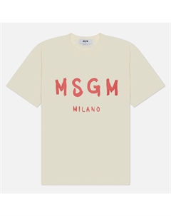 Мужская футболка Brush Stroke Logo Msgm