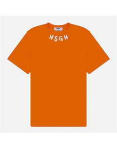 Мужская футболка Collar Brush Stroke Print Msgm