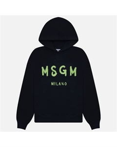 Мужская толстовка Brush Sroke Logo Print Hoodie Msgm