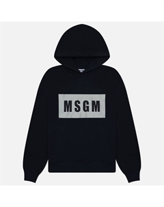 Мужская толстовка Box Macrologo Print Hoodie Msgm