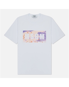 Мужская футболка Box Logo Dripping Regular Msgm