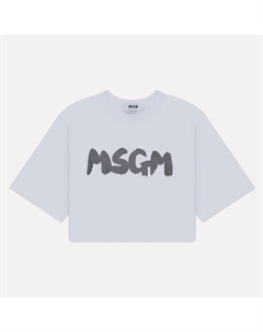 Женская футболка New Logo Brush Msgm