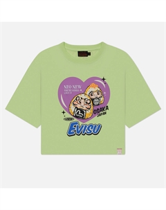 Женская футболка Daruma Onigiri Heart Evisu