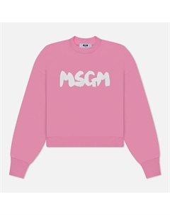 Женский лонгслив New Brushed Logo Msgm