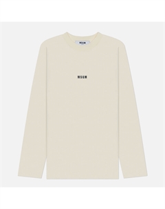 Женский лонгслив Micrologo Basic Crew Neck Msgm