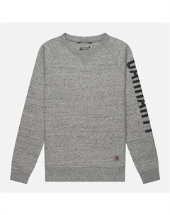 Женская толстовка Relaxed Fit Midweight Crew Neck Block Logo Sleeve Graphic Carhartt