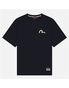 Мужская футболка Seagull Print Kamon Applique Evisu