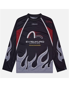 Мужской лонгслив kuro Chrome Fire Racing Moto Evisu