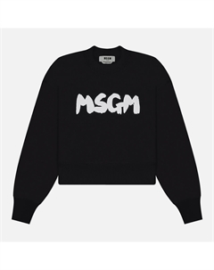 Женская толстовка New Logo Brush Print Msgm