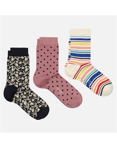 Комплект носков Patterned Seasonal 3-Pack Paul smith