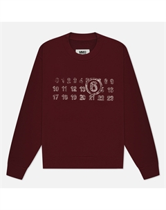 Женская толстовка Big Logo Numbers Crew Maison margiela mm6