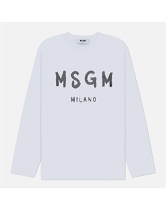 Мужской лонгслив  Milano Logo Msgm