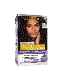 Крем-краска для волос Color Excellence Cool Creme 3.11 L'oreal paris