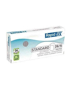 Скобы канцелярские Standard 26/6 5M / 24861800 Rapid