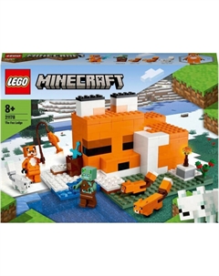 Конструктор Minecraft 21178 Лисья хижина Lego